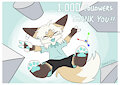 TY for 1k fo on twitter! by MapleFoxx