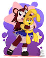 Autumn and Mips (LittlesLibraryCorner Comm) by AutumnAble