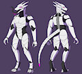 Dex the Synth Reference Sheet by DeskManiac