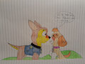 Chase x Skye first moment by Kubajs