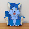 Darlan furry papercraft