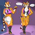 Cyberpunk: Tigress Goldclaw by CarlosTheToast