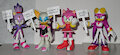 Sonic Girls Battle 2 by angel85