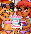 Larissa and Vixen Beach Day by ShySmiley