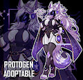 [ADOPTABLE] / Cosmic Enchantress Diva Protogen by Serandres