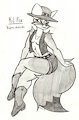 Fox-tober 02: Kit Fox by Simonov