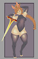 Solar Blade Bunny Alt by Shyrovie