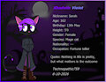 Character card-- Shadolin Violet