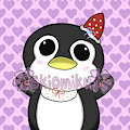 Strawb the penguin by Lokiomikuji