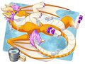 Dragon Wash YCH [for wildstar] by ChewyEnnui