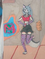 Loona in miniskirt by BoneMaskArts