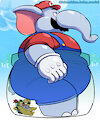 (ACCEPTING)Elephant Mario YCH commission by Hisashino