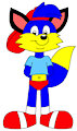Alex the Fox in Undies Posing by FoxLover2002