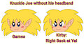 Knuckle Joe without his Headband Redraw by ChelseaCatGirl