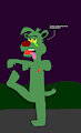 Naked Ty the Zombie Tasmanian Tiger by sebashton
