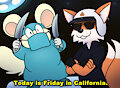 Today Is Friday in California by Nishi