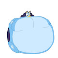 big Balloon Bluey by Dampppppp