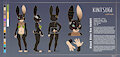 Kintsugi Character Sheet - Outfit Variations by Nekome