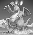 Happy Dragonite by Tyrnn