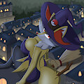 braixen witch by SilverMoriko