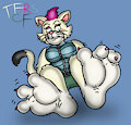 Tammys kitty pawsies by TheRedSkunk
