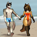 [C] A Happy Couple by MykeGreywolf