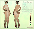 Daphne refsheet commission for Tfia by PlangiArt