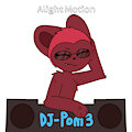 Pomegranate and their boombox by BreadKitten123