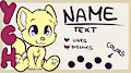 OPEN YCH 820 - Chibi ref sheet! by UniaMoon