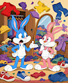 Buster and Babs in underwear by pingguolover