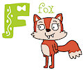 Candle Fox (Animal Alphabet 1 Style) by MVCFan1946