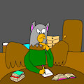 Feathers' Homework by PuffyFeathers12