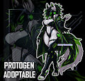 [ADOPTABLE] / Malice Emerald Phantom Protogen by Serandres