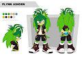 Character Reference - Flynn Ashden by HedgieLombax147