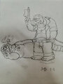 Brok and R.J. Fanart by Yangge by BrokGame