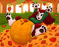 Leaf Pile (Mapimoo YCH) by AutumnAble