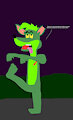 Naked Zombie Crash Bandicoot by sebashton