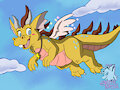 Sparky the Dragon by SpottyNatian441