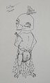 Packed pamp(Lady): Inktober 14th 2026 by 2ndBun