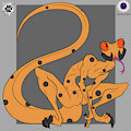 Orange Spotted Reptilicabra Adopt-OPEN by ChaosEye