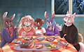 A Family Meal by HyperWolf3000