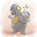 Halloween Bentley the Mole by Nishi