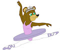 Ballerina Al Bear! Tee-Hee! by AlBear