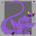 Purple Spotted Reptilicabra Adopt-OPEN by ChaosEye