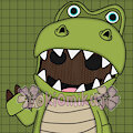 Dino sack boy by Lokiomikuji