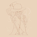 Wee Wigglebutt Witch by BooshDoggo
