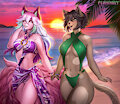 "Summer's Last Sunset" commission for KitsunElain