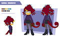 Character Reference - Hana Shimizu by HedgieLombax147