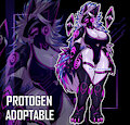 [ADOPTABLE] / Gravity Goddess Protogen by Serandres