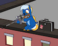 sniper on the roof